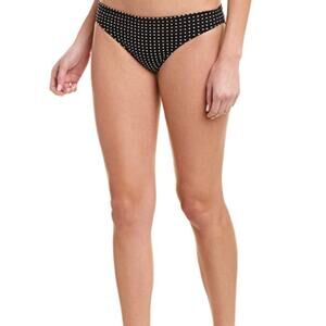 Shoshanna Women's Graphic 2-Tone Swim Bikini Bottom Black & White XL NWT